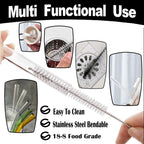 Straw Cleaner Brush for Stanley, 12 Inch Reusable Straw Brush Suitable for 40/30/20 oz Stanley Mug, 12mm Wide Drinking Straw Cleaning Brush for Sippy Cups, Cigarette Holder and Test Tubes (6 PCS)