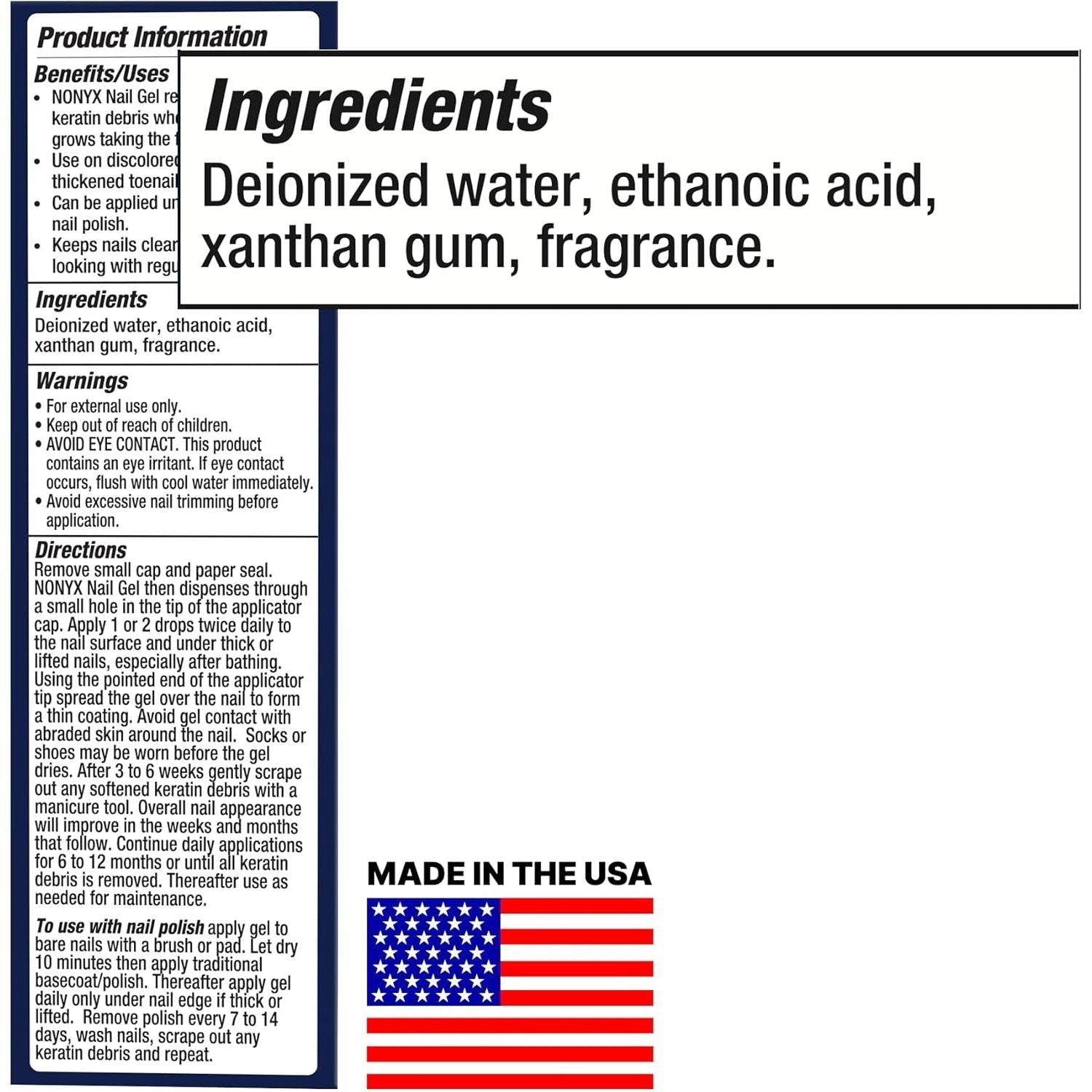 Buy now NONYX Fungal Nail Clarifying Gel | Clinically Proven for Discolored, Thick, Brittle, Yellow, Lifted, and other signs of Fungus-Damaged Toenails | 90% of Nails Improve | Over 8 million sold at indiglob india