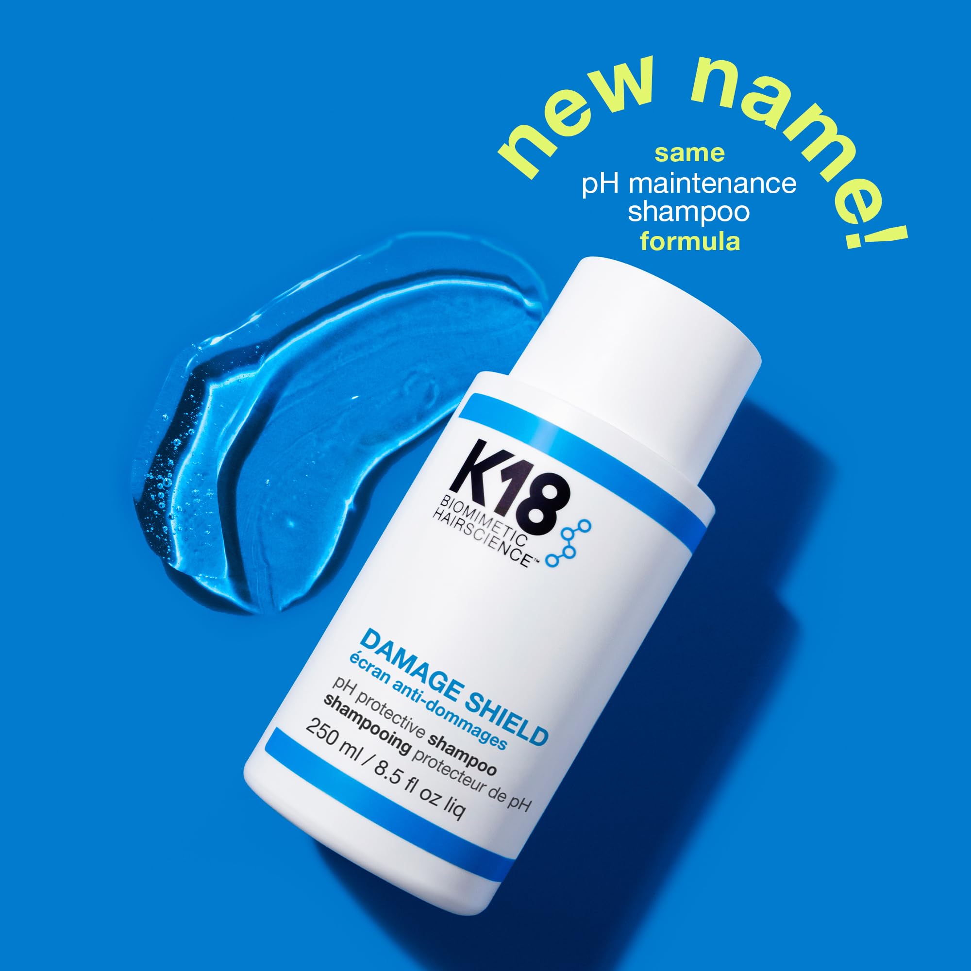 K18 Damage Shield Protective Shampoo, Reduces Frizziness & Tangles, Maintains Hair Health