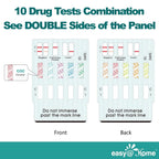 Buy now Easy@Home Multi-Drug Screen Test: 10 Pack Urine Drug Tests Kit, Testing BZO/COC/THC/MET/MOR/OXY/BAR/BUP/MTD/TCA, Instant Drugs Test Including Marijuana Test, #EDOAP-7104 at indiglob india