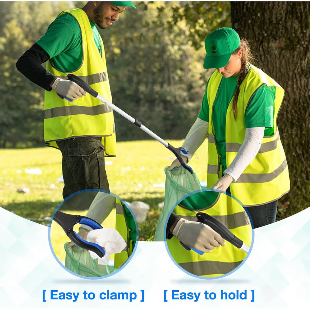 Buy now 2025 Upgraded Reacher Grabber Pickup Tool, 32" Long Grabber Reacher Tool with Magnetic Tip, Trash Picker for Elderly Grab It Reaching Tool, Garbage Picker Upper, Litter Pick Up Grab Claw Grabber Stick at indiglob india