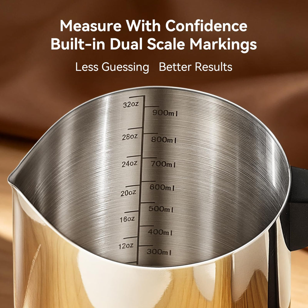 Candle Making Pouring Pot, 32 oz Stainless Steel Wax Melting Pot