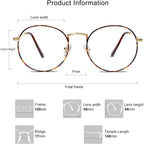 Buy now SOJOS Blue Light Blocking Computer Glasses Round Eyewear Anti Blue Light Lens Preppy Chic SJ5024B at indiglob india