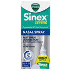 Buy now Vicks Sinex SEVERE, Nasal Spray, Original Sinus Decongestant for Fast Relief of Cold & Allergy Congestion, Sinus Pressure Relief, 0.5 Fl. Oz (Pack of 4) at indiglob india