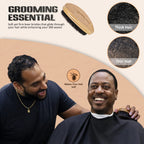 Buy now Wave Brush for Men - Beech Wood & Black Boar Bristle Brush for Cultivating Beards, Hair Waves, and Wolfing at indiglob india