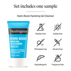 Buy now Neutrogena Hydro Boost Hyaluronic Acid Hydrating Face Moisturizer With SPF 50, Fragrance Free Facial Moisturizer, 1.7 fl. oz, & Trial Size Hydro Boost Facial Cleanser, 0.5 fl. oz at indiglob india