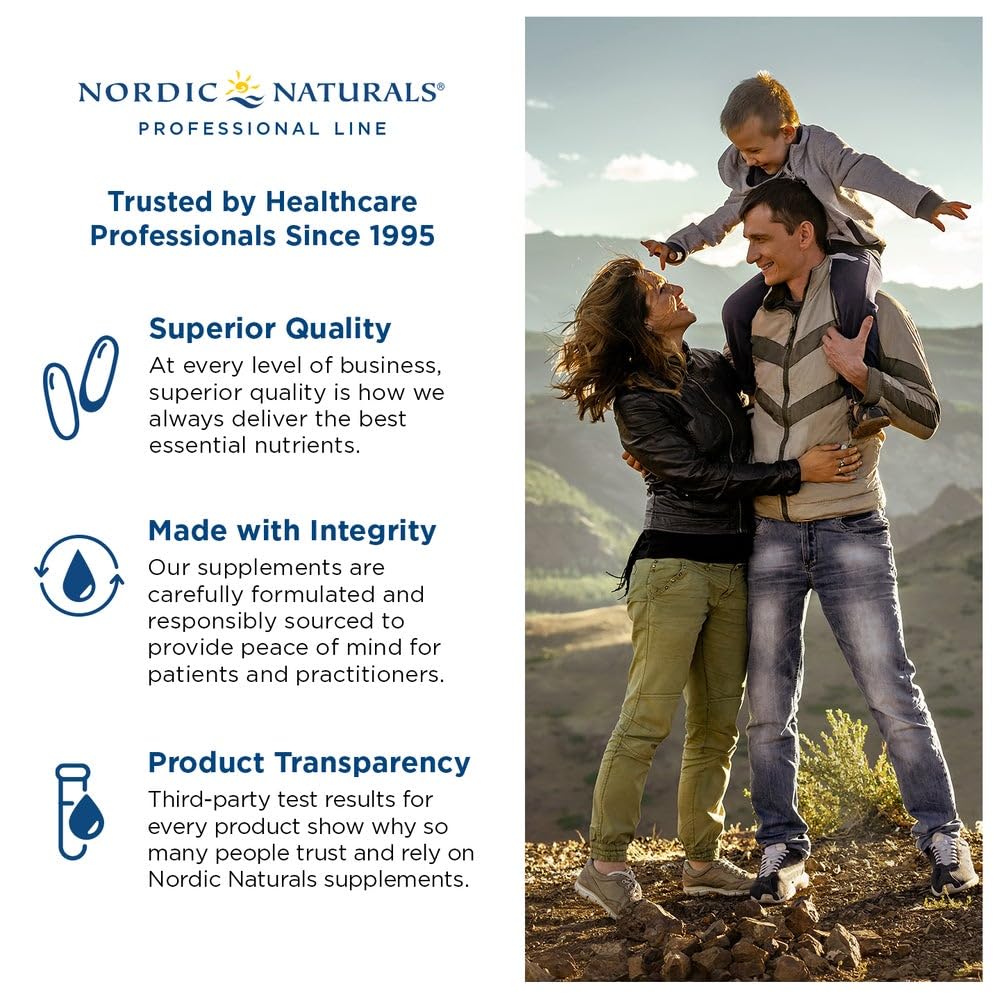 Nordic Naturals ProOmega-3, 2150 mg, EPA & DHA Fish Oil, Lemon - 120 Count | Ultra high-potency EPA & DHA fish oil supports brain, heart, eye & immune health. 2150 mg omega-3. Non-GMO. 60 servings