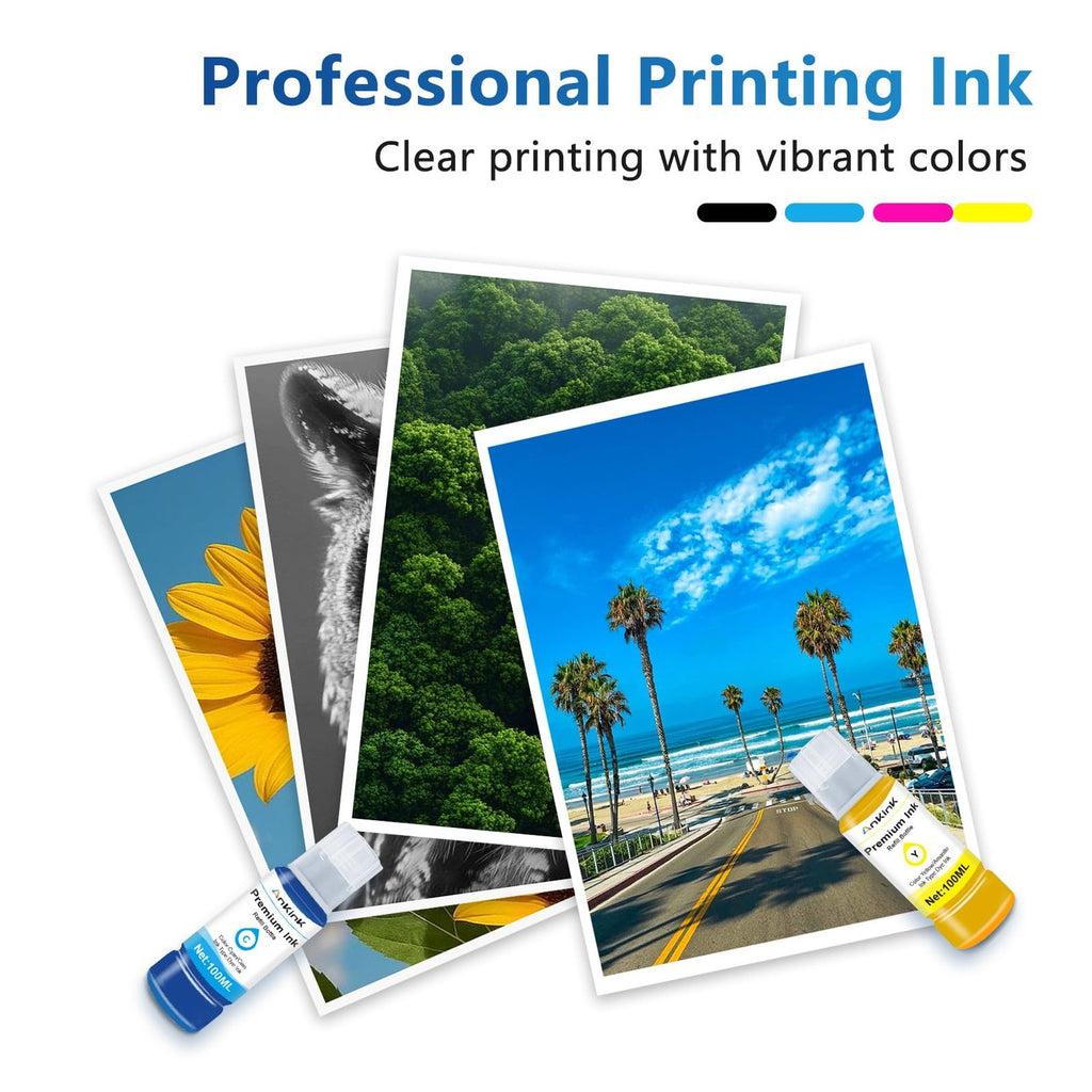 522 High Capacity Ink Replacement for Epson 522 Ink Refill Bottles ET-2800