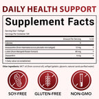 Astaxanthin 12mg & Lutein 40mg with Zeaxanthin Supplements, Fresh Microalgae Source, Supports Eye, Skin, Antioxidant, Joint, Circulatory Health, Gluten Free, 4 Month Supply | 120 Softgels