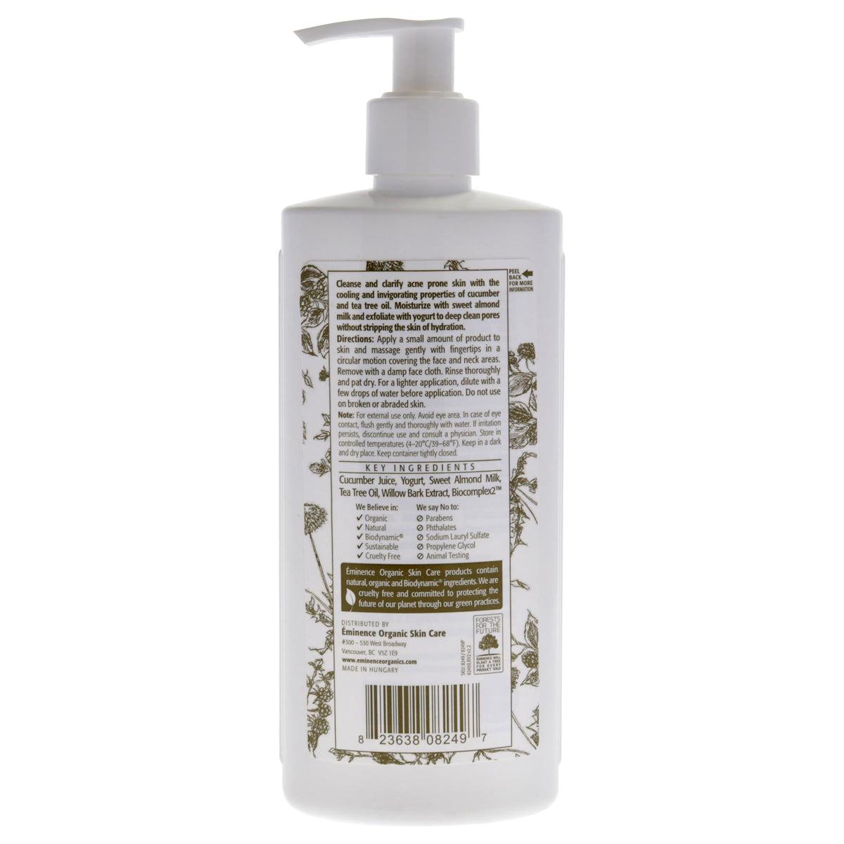 Eminence Clear Skin Probiotic Cleanser, 8.4 Ounce