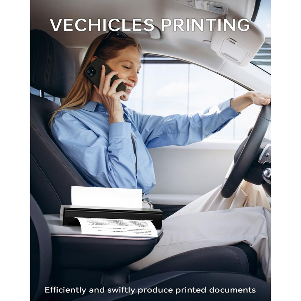 Portable Printers Wireless for Travel, N80 Bluetooth Thermal Printer