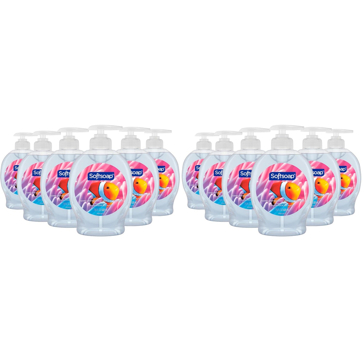 Softsoap Liquid Hand Soap, Aquarium Series - 7.5 Fl Oz (Pack of 6) | Paraben-Free, Phthalate-Free, Washes Away Germs, Bathroom Hand Soap, Kitchen Hand Soap, Daily Handwashing, Gentle on Hands