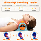 Cordless Neck Massager with Heat for Pain Relief Deep Tissue