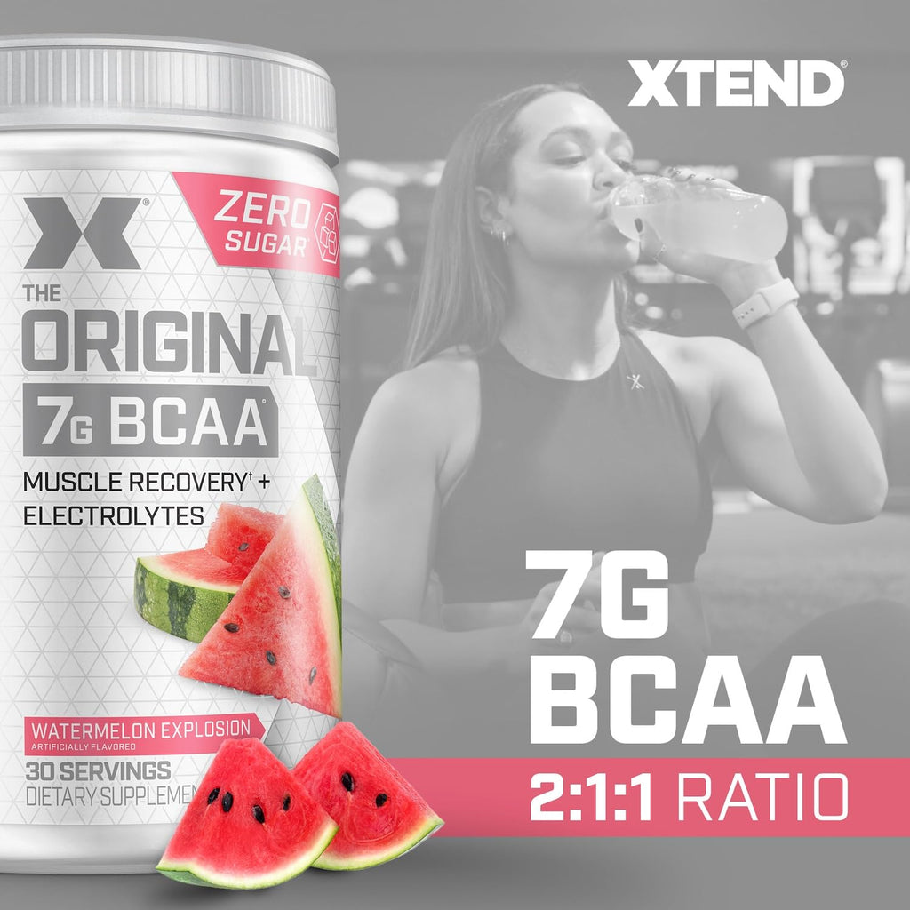 Buy now Xtend Original BCAA Powder 7g BCAA and 2.5g L-Glutamine, Sugar Free Post Workout Muscle Recovery Drink with Amino Acids for Men & Women, 30 Servings at indiglob india