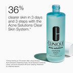 Buy now Clinique Acne Solutions Clarifying Lotion Exfoliating Facial Toner with Salicylic Acid | Reduces Oil + Unclogs Pores at indiglob india