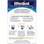 Buy now Efferdent Retainer Cleaning Tablets, Denture Cleaning Tablets for Dental Appliances, Overnight Whitening, 126 Count at indiglob india