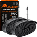 Heavy Duty Bike Tubes 700x35C/38C/40C/43C 35/43-622 48mm Presta Valve 2PCS