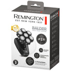 Remington Balder MAX Head Shaver for Men, 7-Head Rotary Wet & Dry Razor | Cordless Design for Flexible Use, 70-Min Runtime, rechargeable battery, wet & dry shaving, sleek black finish