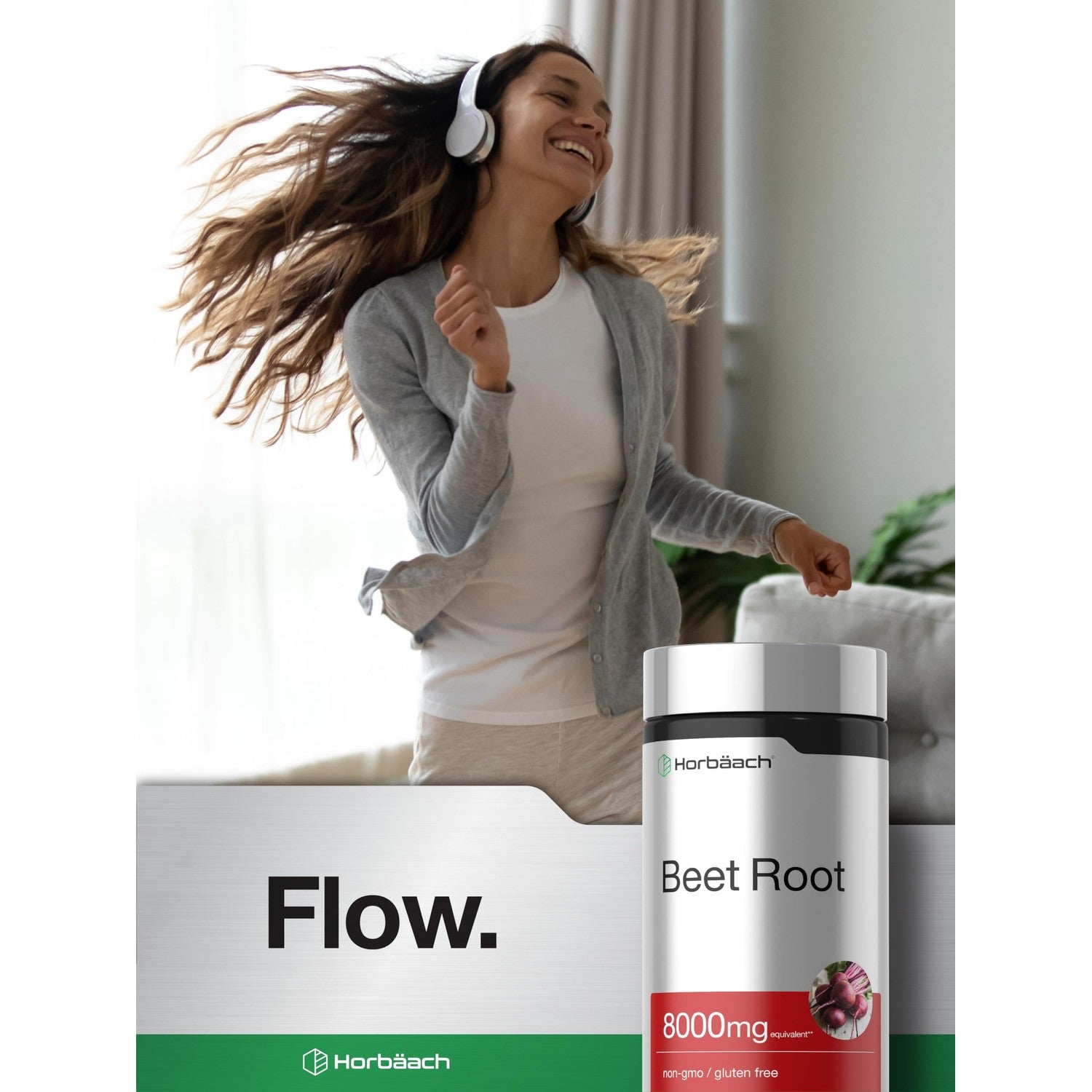 Horbäach Beet Root Powder Capsules | 320 Pills | High Potency Herbal Extract Supplement | Non-GMO, Gluten Free Formula