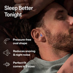 Alpine SleepDeep Reusable Earplugs for Sleeping | Earbuds for Side Sleepers