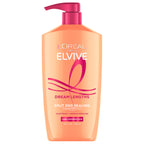L'Oreal Paris Elvive Dream Lengths Shampoo and Conditioner Set, Seals Split Ends, Hydrating & Strengthening Hair Repair, Fine Castor Oil and Vitamins B3 and B5, 56 Fl Oz Set