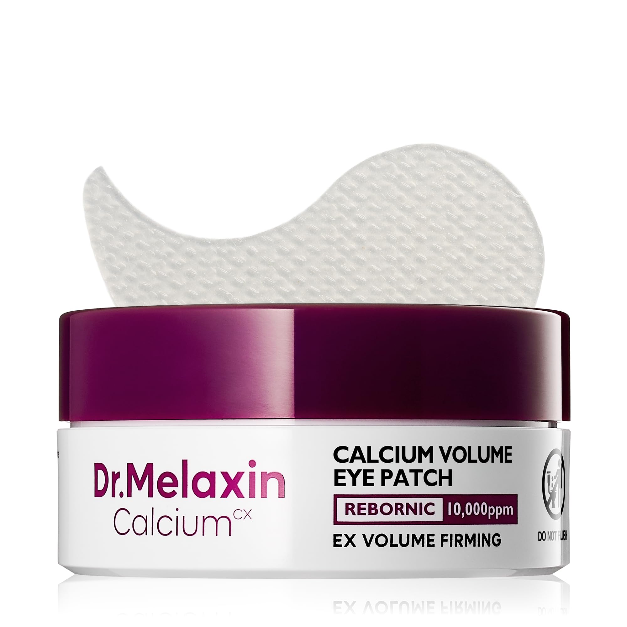 Dr.Melaxin Calcium Volume Under Eye Patches for Puffy Eyes & Dark Circles, Hydrogel Eye Mask for Wrinkles, Fine Lines & Sagging Skin, Firming Collagen Eye Patch, Korean Skin Care (60 Count)