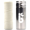 Buy now Natural Silk Dental Floss | Candelilla Wax Tooth Floss | Natural Dental Tape | Plastic Free Dental Floss | Eco Floss | Stainless Steel Dispenser | Zero Waste Floss | Silk Floss Mint | 55 yd | Bambaw Silk Floss + Dispenser at indiglob india
