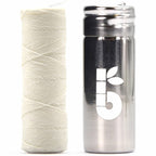 Buy now Natural Silk Dental Floss | Candelilla Wax Tooth Floss | Natural Dental Tape | Plastic Free Dental Floss | Eco Floss | Stainless Steel Dispenser | Zero Waste Floss | Silk Floss Mint | 55 yd | Bambaw Silk Floss + Dispenser at indiglob india
