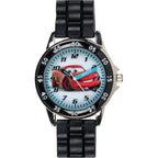 Buy now Accutime Disney Pixar Cars Lightning McQueen Time-Teaching Watch for Kids with Interactive Racing Dial at indiglob india