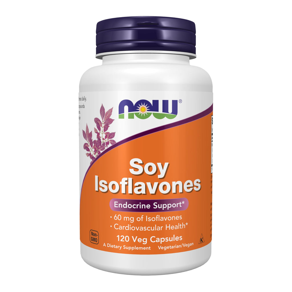 Buy now NOW Foods Supplements, Soy Isoflavones, 60 mg (Plant Compounds Particularly Concentrated in Soybeans, like Genistein, Daidzein and Glycitein), 120 Veg Capsules at indiglob india