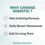 Buy now Digestic - Laxative for Constipation Relief, Stool Softener for IBS Severe and Strong Constipation 100% Natural - 60 Capsules - Colon Cleanse, Detox Cleanse, Gas and Bloating Stomach Relief for Adults at indiglob india