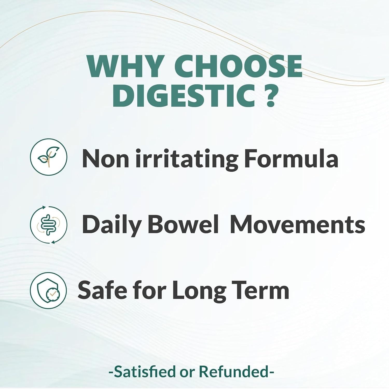 Buy now Digestic - Laxative for Constipation Relief, Stool Softener for IBS Severe and Strong Constipation 100% Natural - 60 Capsules - Colon Cleanse, Detox Cleanse, Gas and Bloating Stomach Relief for Adults at indiglob india