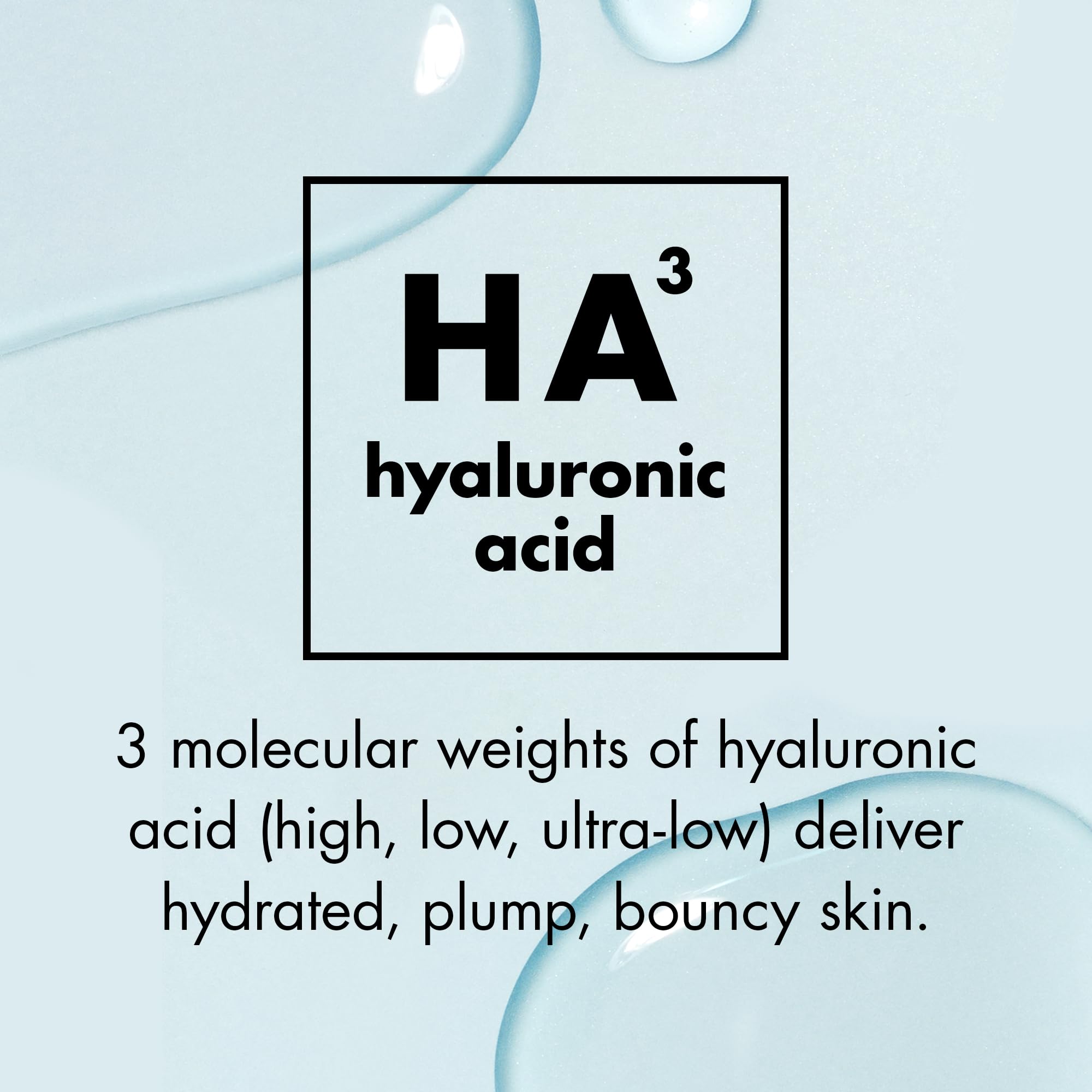 e.l.f. SKIN Holy Hydration! Triple Bounce Serum, 1.7% Hyaluronic Acid Serum For Plump, Bouncy Skin, Moisturizing & Hydrating, Vegan & Cruelty-Free