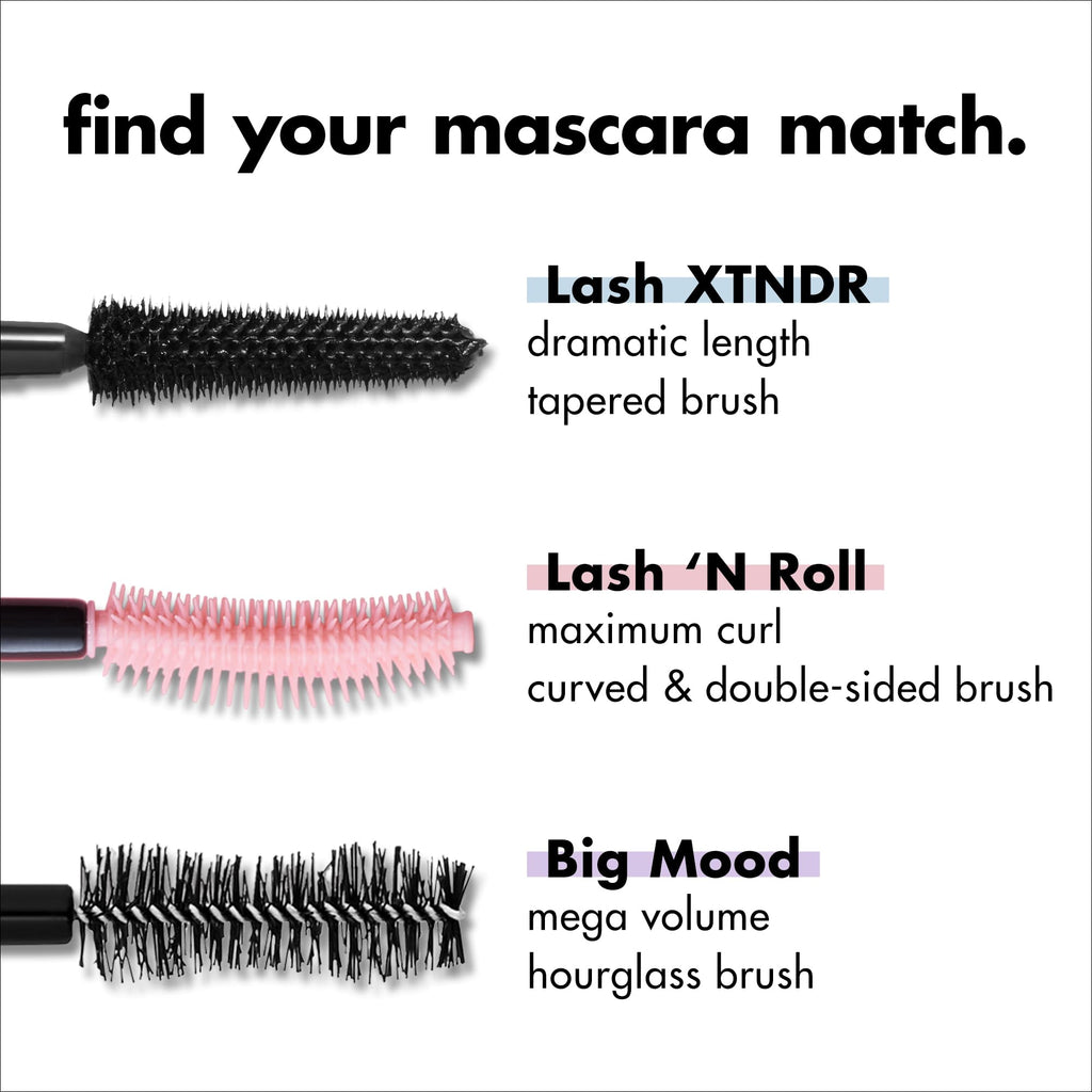 e.l.f. Lash XTNDR Mascara, Pitch Black | Made With Tubing Technology For The Look Of Lash Extensions, Clump & Flake Free, Vegan & Cruelty-Free