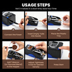 NEWTRY Cigarette Rolling Machine, Electric Automatic Roller 0.26"Tube, Blue