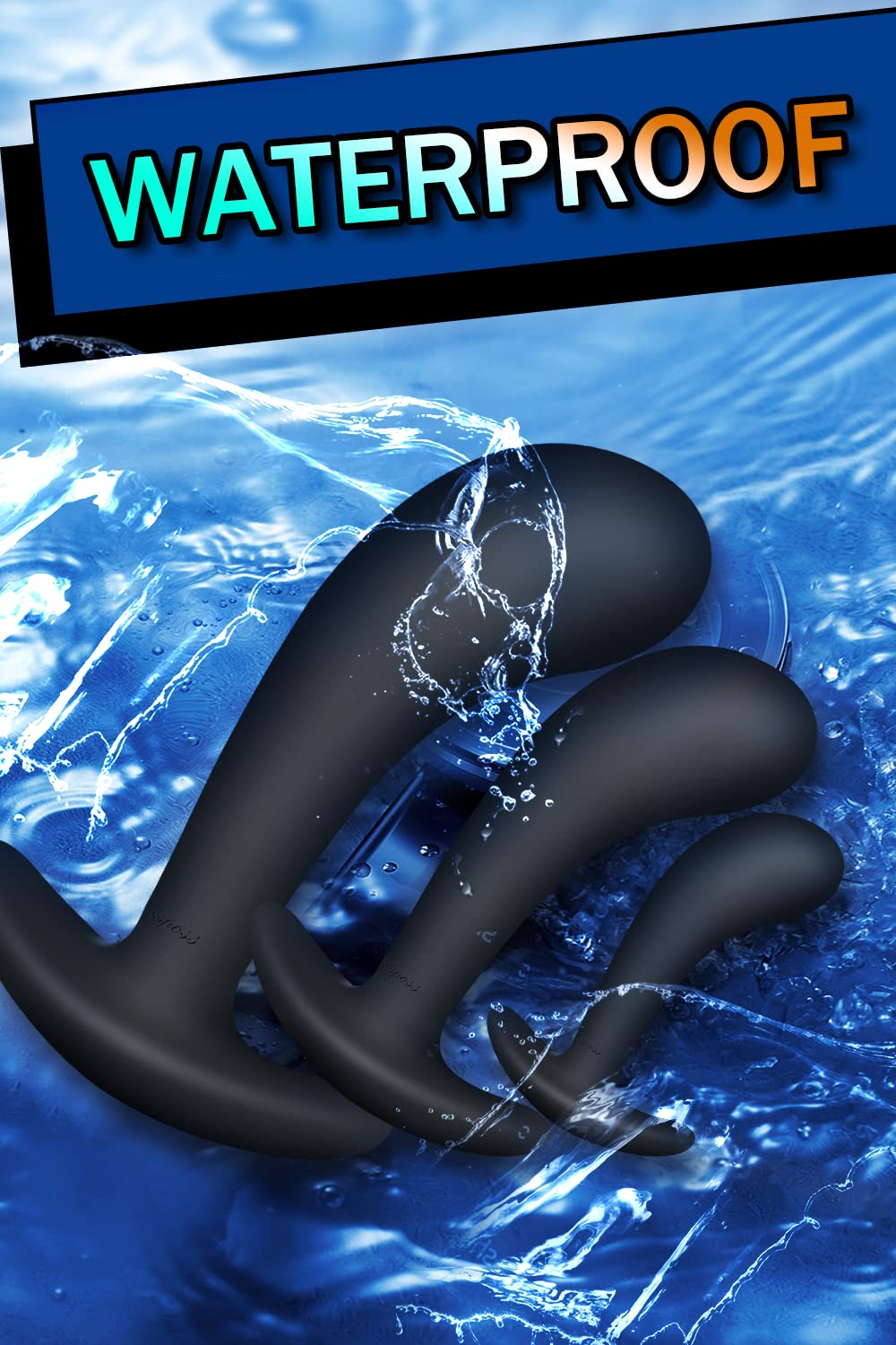 Butt Plug Trainer Kit for Comfortable Long-Term Wear, Pack of 3 Silicone Anal Plugs Training Set with Flared Base Prostate Sex Toys for Beginners Advanced Users