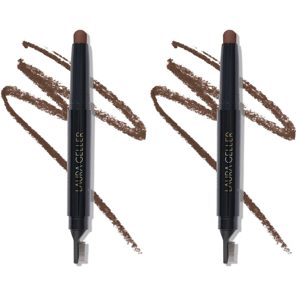 LAURA GELLER NEW YORK Define-n-Tame Brow Lifting Stick - Laminated Full Brows - Wax - Medium Brown