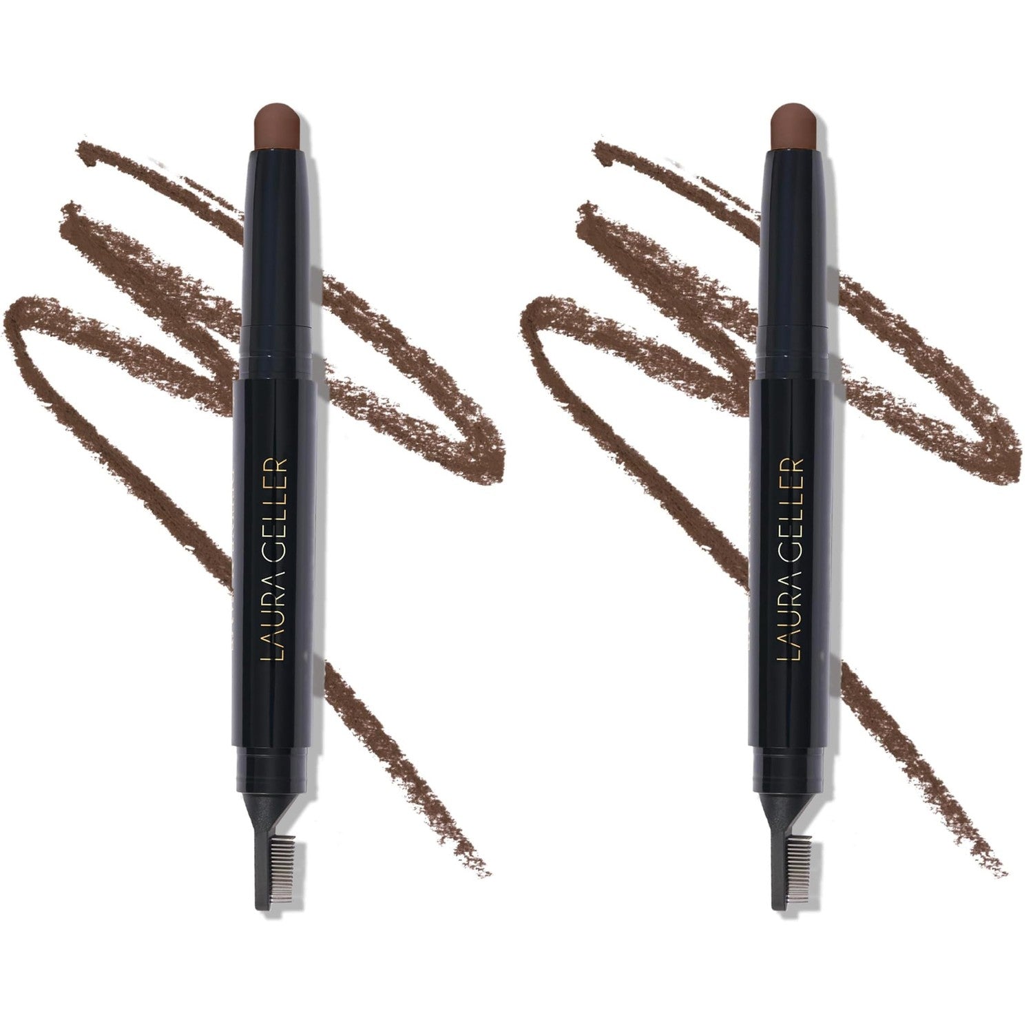 LAURA GELLER NEW YORK Define-n-Tame Brow Lifting Stick - Laminated Full Brows - Wax - Medium Brown