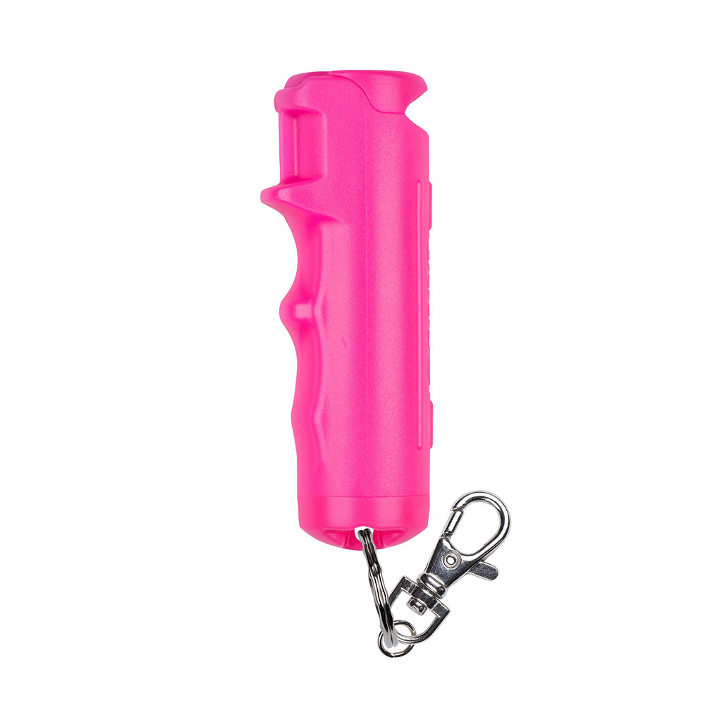 Buy now Sabre Pepper Gel - Fast Flip Top, Snap-Clip Keychain, Easy to Use & Carry, Maximum Police Strength OC Spray with UV Dye for Self Defense, 10 Second Spray Time, Finger Grip for Faster Aim, 0.54 fl oz at indiglob india