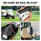 Golf Rangefinder with Slope On/Off 1500 Yards 7X Magnification Golf Gifts