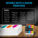 Smart Ink Compatible Ink Cartridges Replacement for Canon 281 280 PGI-280XXL CLI-281XXL (5 Combo Pack) to use with Canon Printers Pixma TR8520 TS9120 TS6120 TR8620 TR8620a TS6320 TR7520 PGBK/BK/C/M/Y