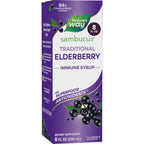Nature's Way Sambucus Traditional Elderberry Immune Support* Syrup, 4 fl oz | Traditional Immune Support* with Highly Concentrated Black Elderberry Extract & Superfood Antioxidants, Adults & Kids 7+
