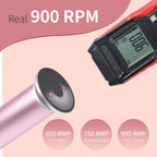 APRELM Rechargeable Electric Foot Callus Remover with 3-Sizes 120Pcs Sandpaper Discs, Professional 900RPM 3-Speed Control Aluminum Electric Foot File for Dead Skin (E3 Rose Pink)