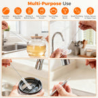 Long Straw Cleaner Brush Set, 8.7 Inch Cleaning Brushes, 10 Pack
