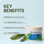 St. Ives Collagen Elastin Face Moisturizer for Dry Skin, Paraben free and Non Comedogenic, 10 oz