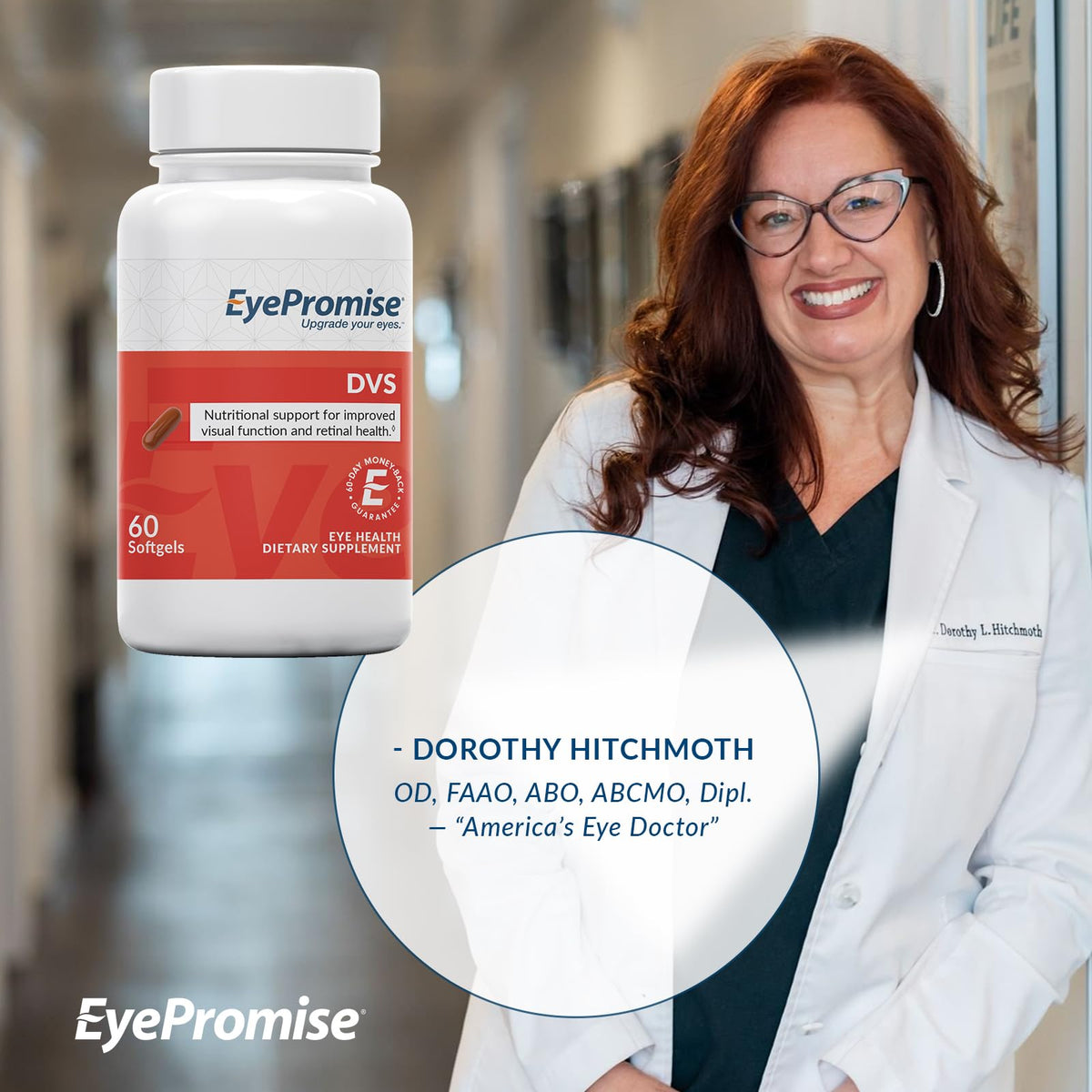 EyePromise DVS Eye Vitamin - 60 Softgels, 30-Day Supply