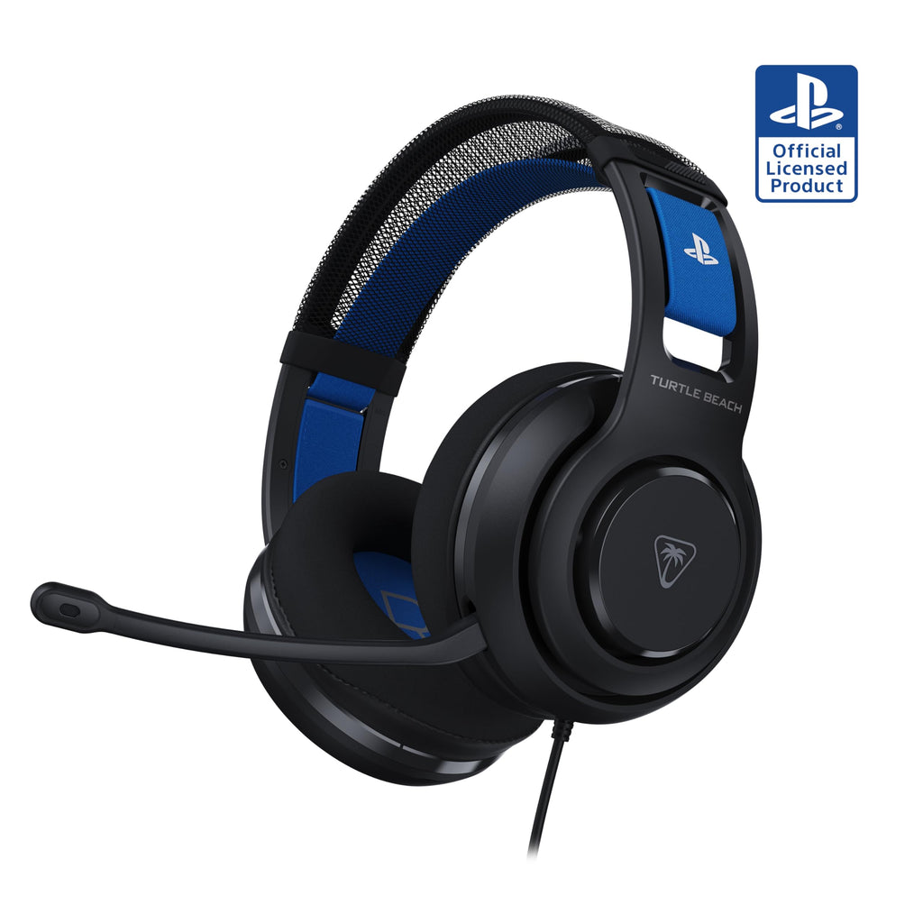 Buy now Turtle Beach Atlas 200 Wired Gaming Headset Officially Licensed for PlayStation, PS5, PS4-50mm Nanoclear Drivers, Flip-to-Mute Mic, Memory Foam Cushions, Floating Headband - Black at indiglob india