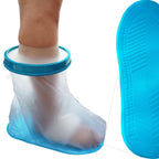 Tideshake Non‑Slip Waterproof Foot Cast Cover for Showering, Reusable Adult Foot Cast Protector, Cast Covers for Shower Foot & Ankle, Watertight Cast Bag for Surgery, Burns, Wounds & After Surgery Recovery