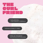 Cake Beauty The Curl Friend Gel-to-Foam Curl Styler - High Hold - 200 mL | Curl Defining Gel - Coconut Oil & Shea Butter - Curly Hair - Frizz Protection, Vegan, Cruelty & Sulfate Free - 6.8 Fl Oz