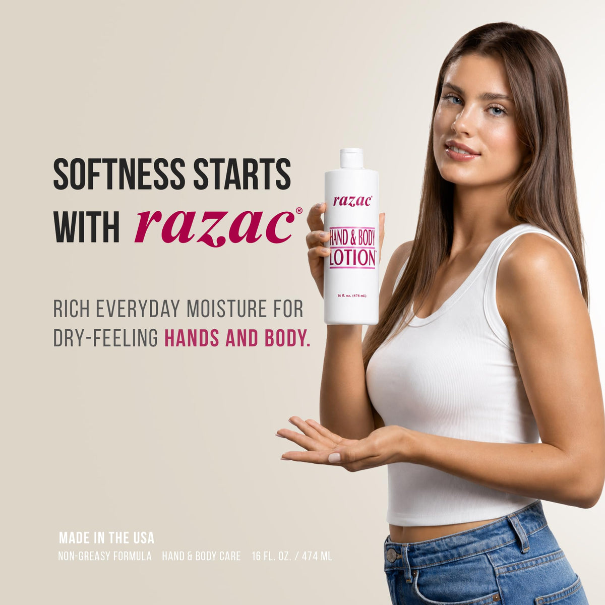 Razac Hand & Body Lotion 16oz (3 Pack)